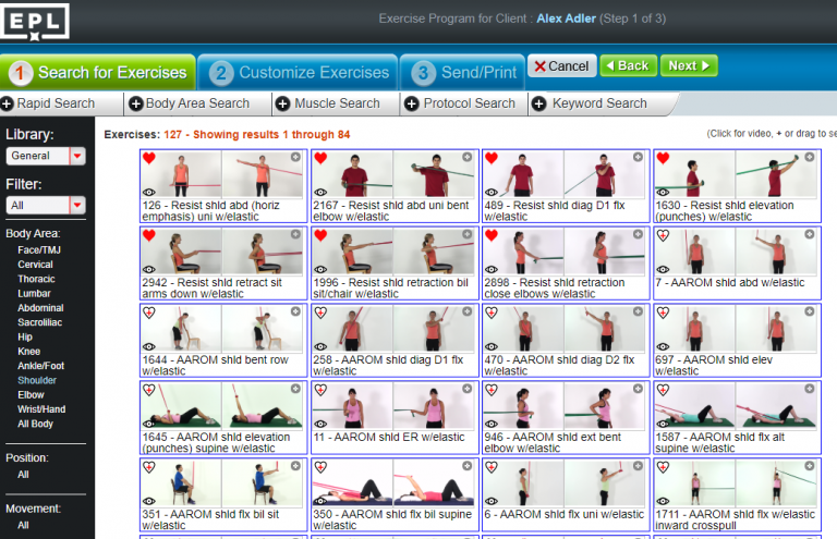 Providing Telehealth Physical Therapy with Exercise Pro Live